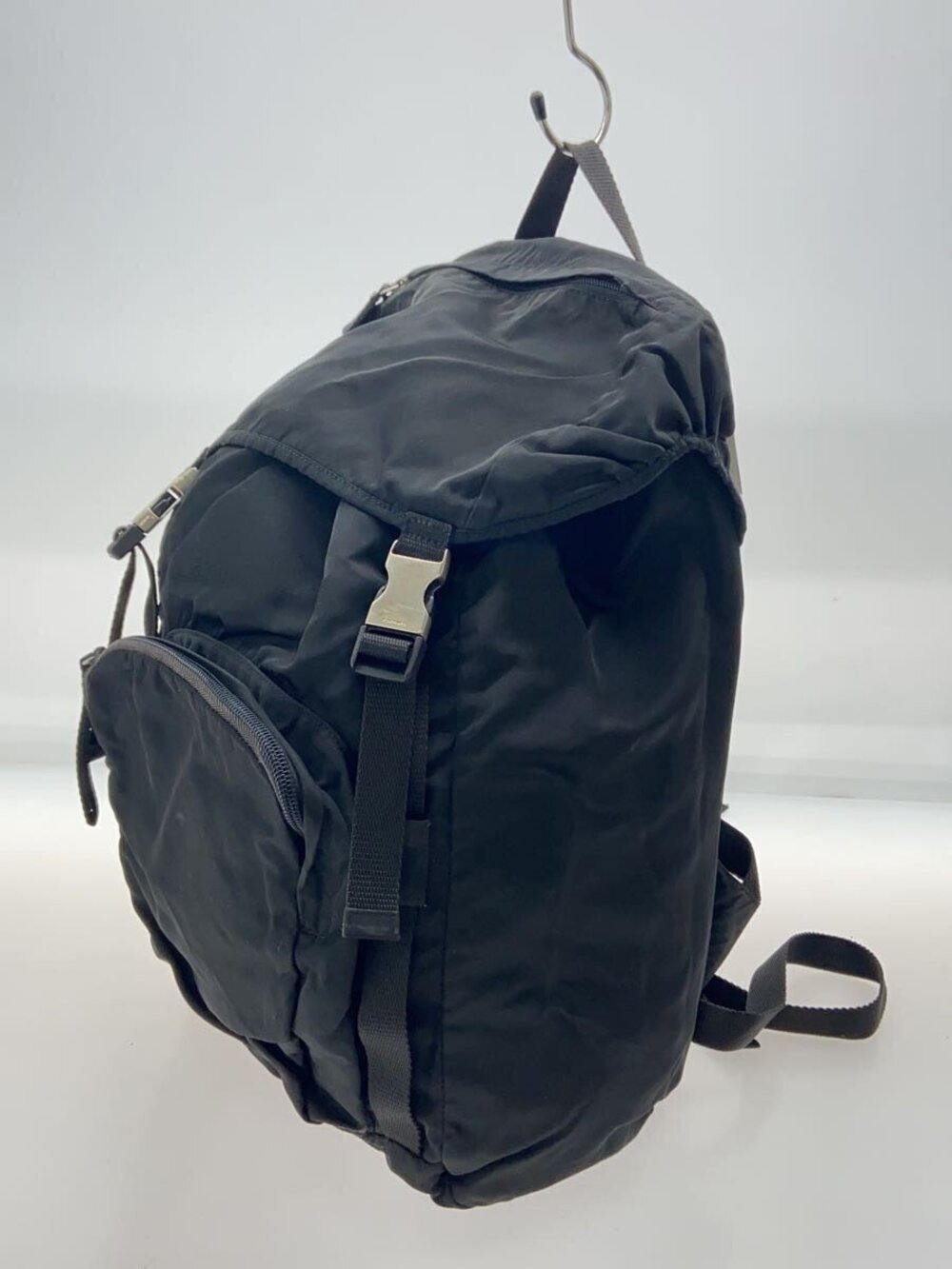 Prada Triangle Backpack Rucksack Gray - Picture 2 of 7